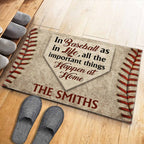 In Baseball As In Life All The Important Things Happen At Home