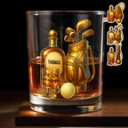 Celebrate Your Love For Golf With An Elegant Whiskey Glass