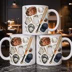 Personalized Baseball Sports Mug With Custom Name