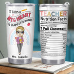 It Takes a Big Heart To Shape Little Minds, Cartoon Teacher Design