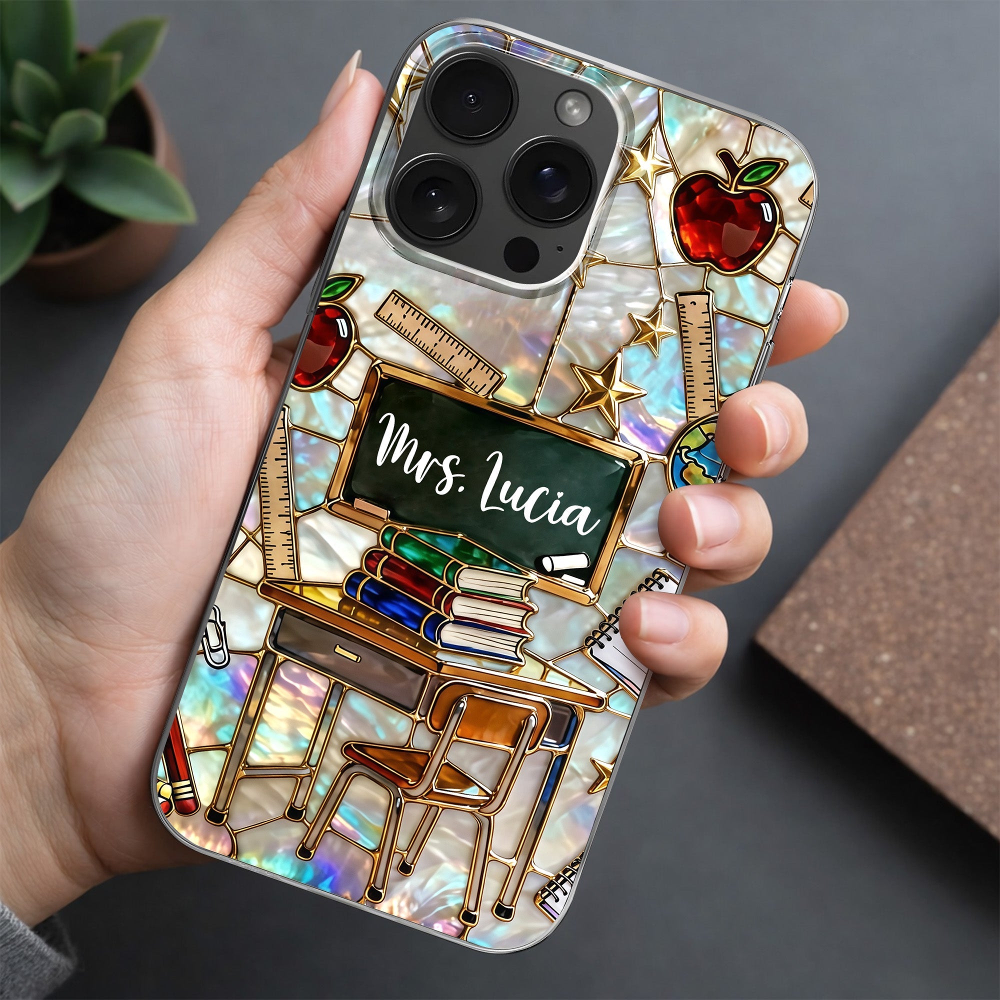 Classroom Inspired Teacher Book and Apple Design