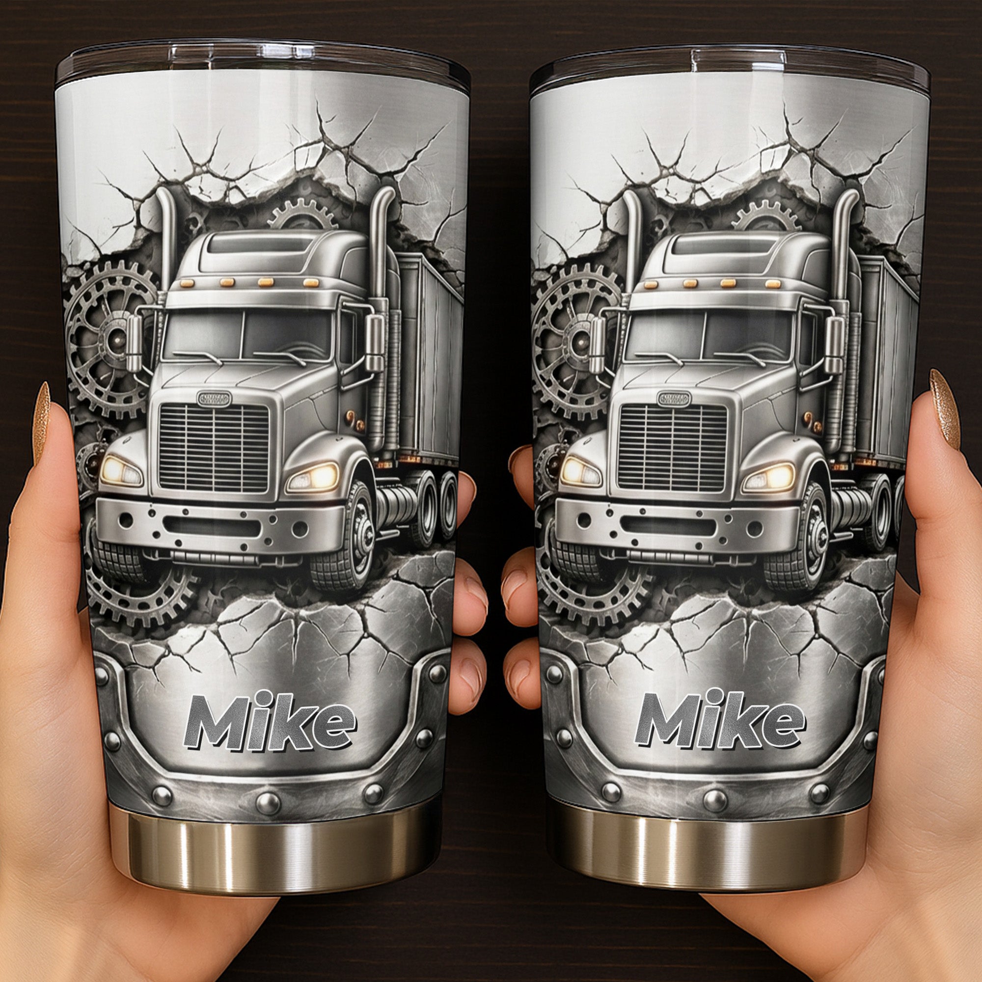 Mike, Rugged Truck With Gears