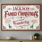 Welcome To The Family Christmas, Wonderful Place To Be