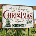Welcome To The Magic Of Christmas, Festive Home Decor