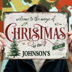 Welcome To The Magic Of Christmas, Festive Home Decor