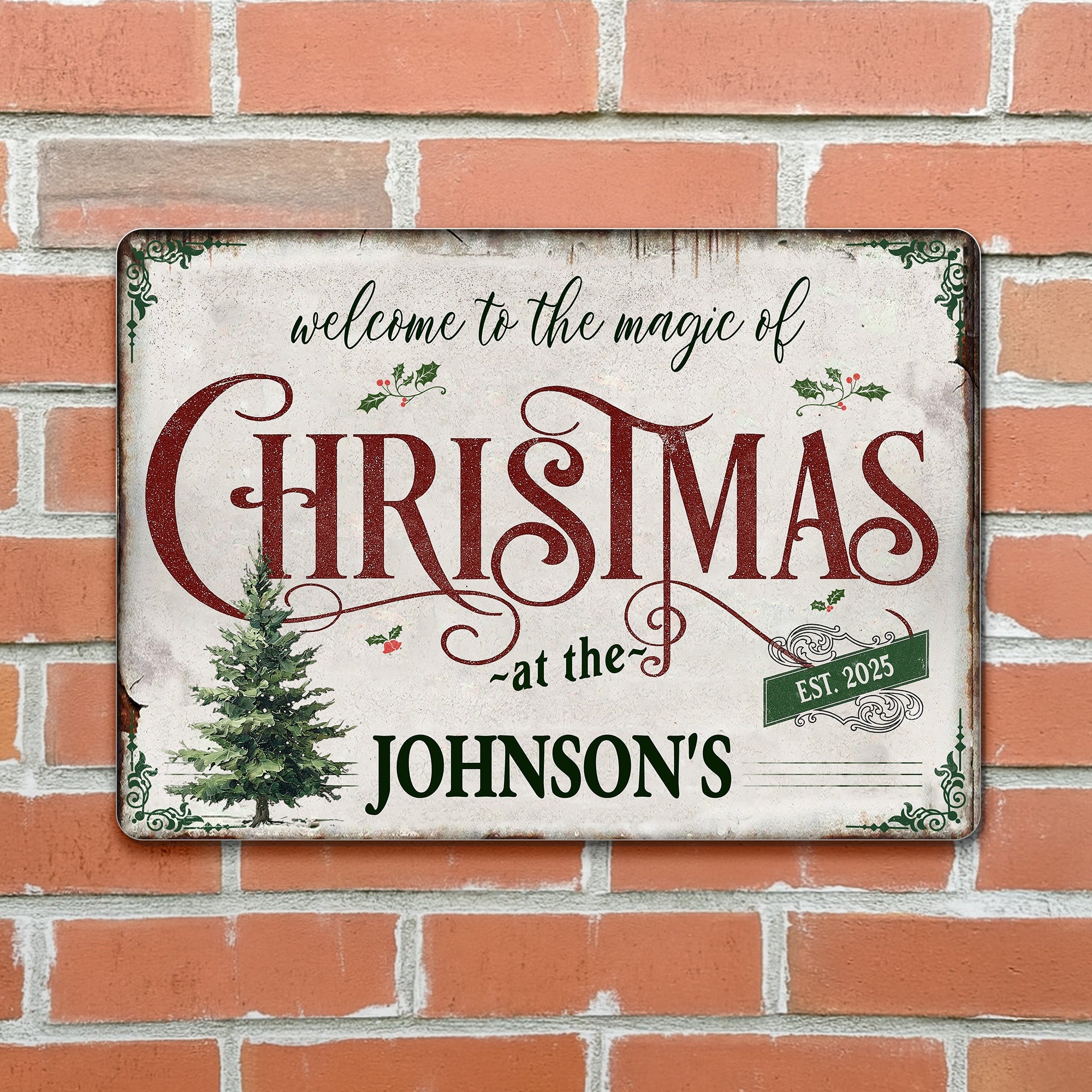 Welcome To The Magic Of Christmas, Festive Home Decor