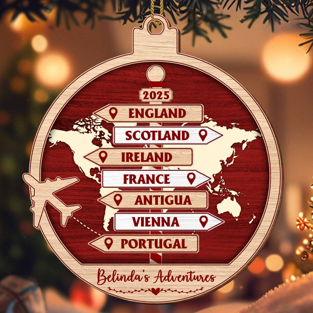 Explore The World, Cherish Each Adventure, World Map And Airplane