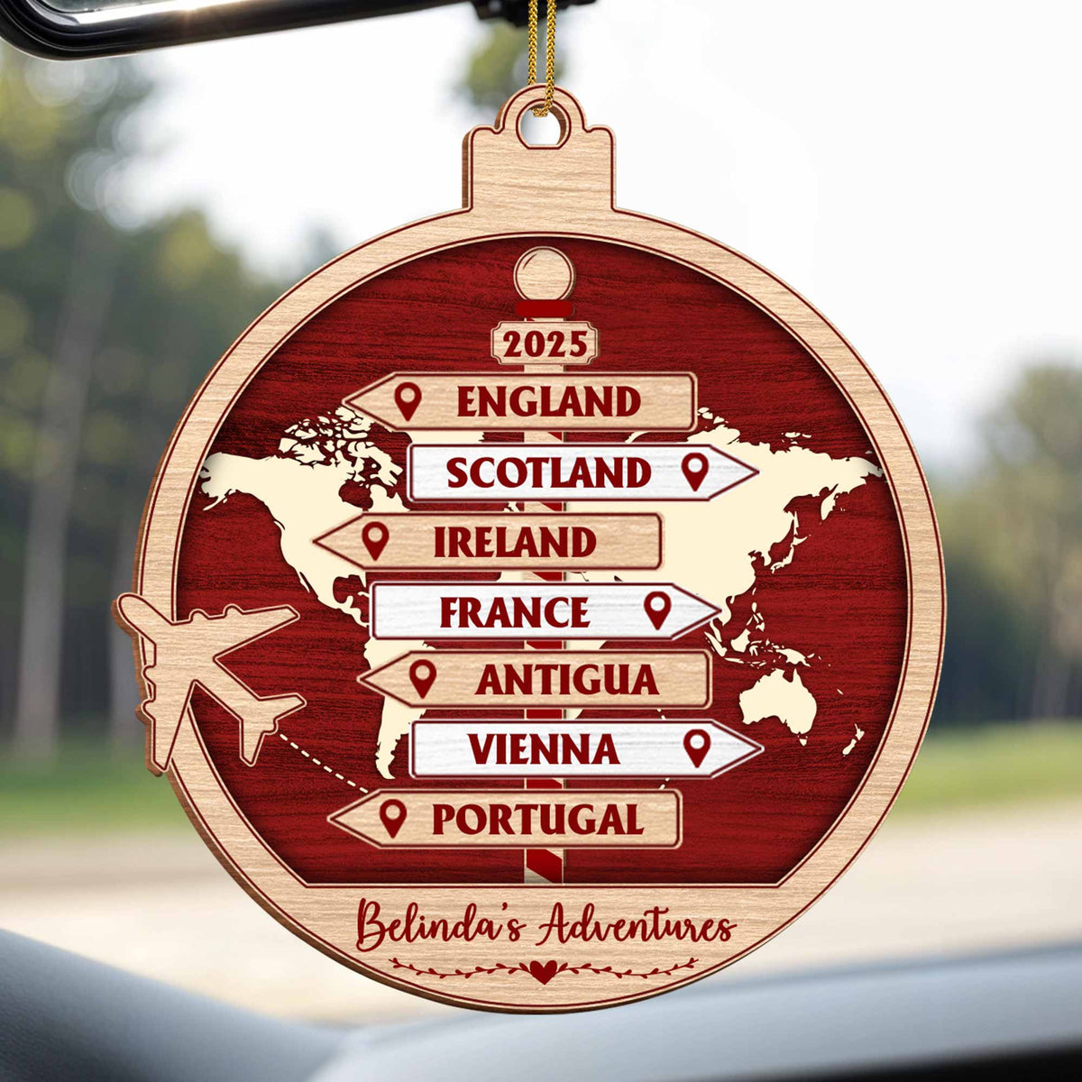 Explore The World, Cherish Each Adventure, World Map And Airplane
