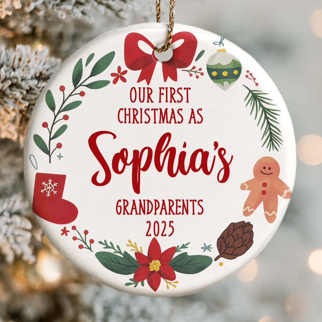 Our First Christmas As Grandparents With Festive Decor