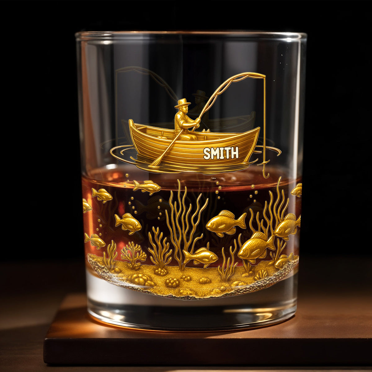 Experience the Spirit of Adventure, Fisherman and Underwater Scene