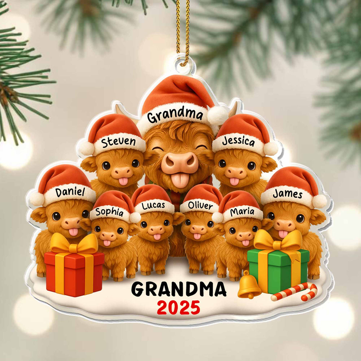 Capture Precious Family Memories With Customizable Cow Design