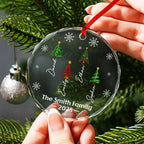 Celebrate The Holidays With A Beautifully Personalized Glass Ornament