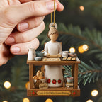 Just A Girl Who Loves Baking, Baking Tools Ornament